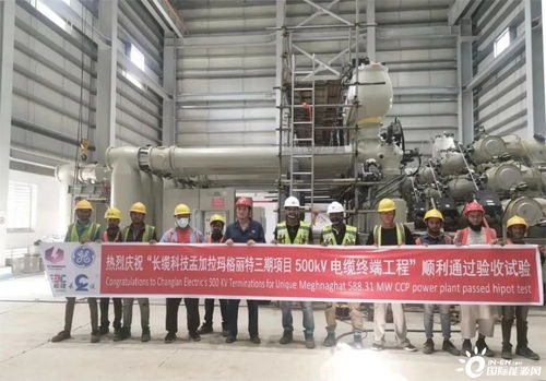 长缆科技 孟加拉玛格丽特三期项目500kv电缆终端工程 顺利通过验收试验